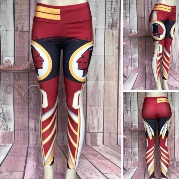 Washington Redskins Silky Leggings New - Picture 1 of 1